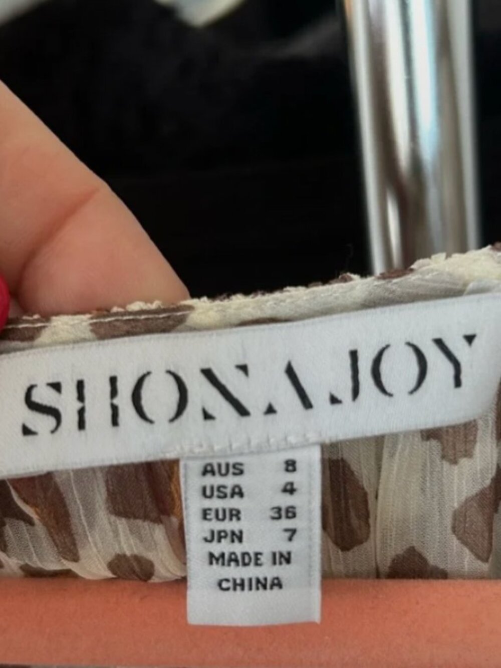 Shona Joy Ghetty Balloon Sleeve Leopard Mini Dress - Picture 8 of 8